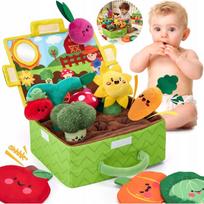 Sensorinis Montessori rinkinys vaikams, 9 gyvūnai, ūkio tematikos