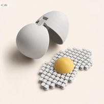Sensorinis 3D kiaušinio žaislas vaikams nuo 3 metų