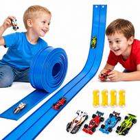 Automobilių lenktynių trasa vaikams, dviguba, 3,9 m