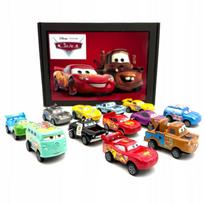 Automobilių rinkinys Zigzag McQueen 12 vnt. su lipdukais