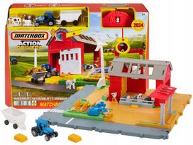 Žaislinis MATCHBOX traktorius su priekaba, ūkininko rinkinys, vaikams nuo 3 metų