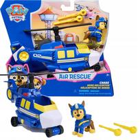 Paw Patrol gelbėtojo Čeiso figūrėlė su sraigtasparniu