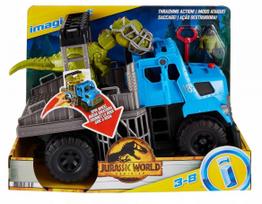 Žaislinė JURASSIC WORLD T-Rex dinozauro transporto mašina