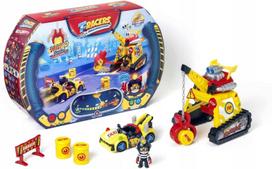 Žaislinė T-RACERS Turbo Crane mašina su figūrėle 015711