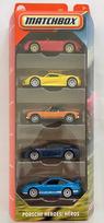 Žaislinės mašinėlės MATCHBOX Porsche Heroes, 5 vnt. rinkinys