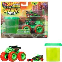 Žaisliniai automobiliai HOT WHEELS Monster Trucks Mutant Chaos, 2 vnt., su gleivėmis
