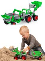 Žaislinis traktorius su priekaba Farmer-Technik, nuo 1 metų