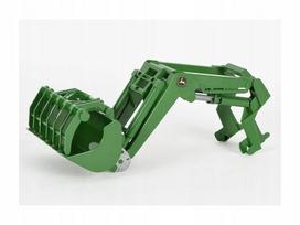 Priekinis krautuvas John Deere 7R žaliam traktoriui Bruder