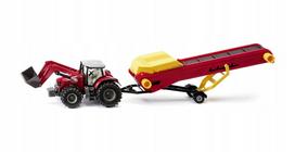 Traktoriaus modelis SIKU FARMER 1996 Massey Ferguson 8690 su priekiniu krautuvu, 1:50