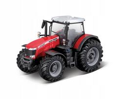 Žaislinis traktorius Bburago Massey Ferguson 8740S, 10 cm