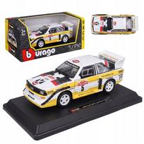 Modelinis automobilis Audi Sport Quattro S1 E2 1985, 1:24, Bburago 18-28072, ralio versija