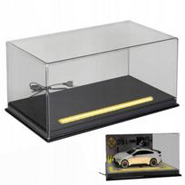Automobilių modeliukų vitrina su LED apšvietimu, USB