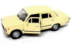Metalinis modelis FIAT 125P Welly 1:34, kreminės spalvos