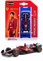Modelinis automobilis F1 Ferrari SF-25 2025 Charles Leclerc 1:64 BBURAGO 18-56801