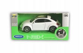 Metalinis VW New Beetle modelis 1:34, baltas, Welly
