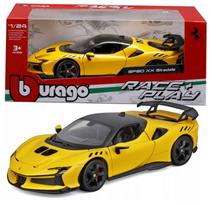 Automobilio modelis Bburago Ferrari SF90 XX Stradale 1:24, geltonas