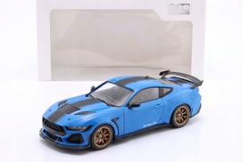 Kolekcinis modelis SOLIDO FORD SHELBY MUSTANG Super Snake 2024, mėlynas su juodais dryžiais, 1:18