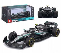 Formulės 1 modelis Mercedes AMG W16 2025, #12 Kimi Antonelli, 1:64, BBURAGO 18-58008