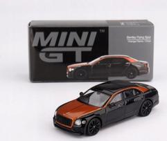 Modelinis automobilis Mini GT 1:64 Bentley Flying Spur 2024, oranžinis/juodas, MGT00991L