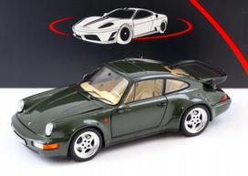 Modelis Porsche 911 (964) Turbo 3.6 Coupe, 1993, Oak Green Metallic, Norev, 1:18, 187233