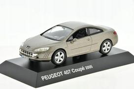 Modelinis automobilis PEUGEOT 407 Coupe pilkas, 1/43, 2005, NOREV