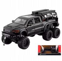 Žaislinis „Dodge Ram 1000 6x6 Trx Mammoth“ pikapas 1:24 su LED apšvietimu ir garso efektais, atidaromos durelės
