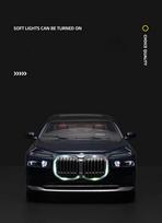 Žaislinis BMW i7 automobilio modelis su šviesa ir garsu, 22 cm