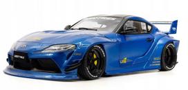 Modelinis automobilis Toyota GR Supra Liberty Walk 2025, mėlynas metalizuotas, Solido 1:18