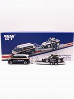 Modelių rinkinys Mini GT MGTS0019: Porsche 911 Dakar #718 ir Volkswagen ID. Buzz Porsche