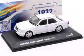 Modelio automobilis SOLIDO Mercedes-Benz E60 AMG (W124) 1994, baltas, 1:43
