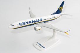 Lėktuvo modelis BOEING 737 MAX 8 Ryanair, 1/200 mastelis, su dėžute