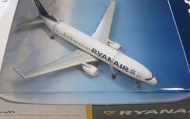 Lėktuvo modelis BOEING 737 MAX 8 RYANAIR, vaikams, mastelis 1/300