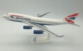Lėktuvo modelis BOEING 747-400 British Airways G-NGBL, 1/250 mastelis