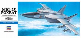 Plastikinis lėktuvo modelis Hasegawa D04 MiG-25 Foxbat, 1:72