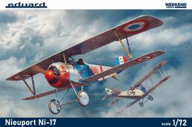 Lėktuvo modelis EDUARD 7404 Nieuport Ni-17, 1:72