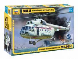 Sraigtasparnio modelis Zvezda Mil Mi-8, 1/72