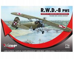 Modelio lėktuvas R.W.D. 8 PWS, Mirage Hobby, surinkimo rinkinys