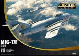 Modelio lėktuvas MIG-17F GDR, KINETIC K48165, 1/48 mastelis