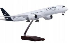 Lėktuvo modelis Airbus 350 Lufthansa, kolekcinis, 47 cm, mastelis 1:150