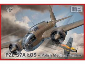 Plastikinis lėktuvo modelis PZL.37A Moose 1:72, IBG Models 72511