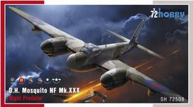 Lėktuvo modelis D.H. Mosquito NF Mk.XXX Night Predator SH72508, 1/72, lenkų versija