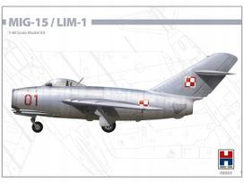 Lėktuvo modelis MiG-15/Lim-1, Hobby 2000, 48005