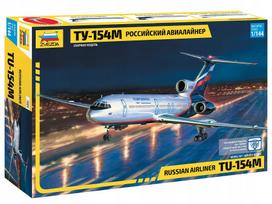 Lėktuvo modelis Tupolev Tu-154M, surinkimo rinkinys, 1/144 mastelis