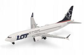 Metalinis lėktuvo modelis HERPA Boeing 737 MAX 8 PLL LOT SP-LVA, 1/500