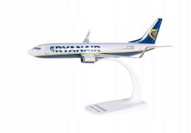 Lėktuvo modelis BOEING 737-800 RYANAIR, 1:200, HERPA, dovanų dėžutė