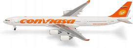 Herpa lėktuvo modelis Conviasa Airbus A340-600, mastelis 1:500