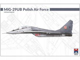 Lėktuvo modelis Mikoyan MiG-29UB, Lenkijos karinės oro pajėgos, Hobby 2000, 48025