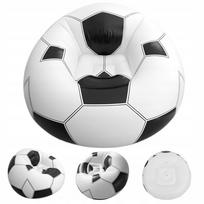 Pripučiamas PVC fotelis futbolo kamuolio formos, jaunimo kambariui