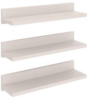 Pakabinamos lentynos, 3 vnt., lengvas surinkimas, Cashmere spalva, 50x15 cm