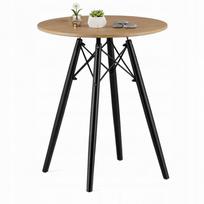 Apvalus kavos staliukas LOFT, skandinaviško stiliaus, 60 cm